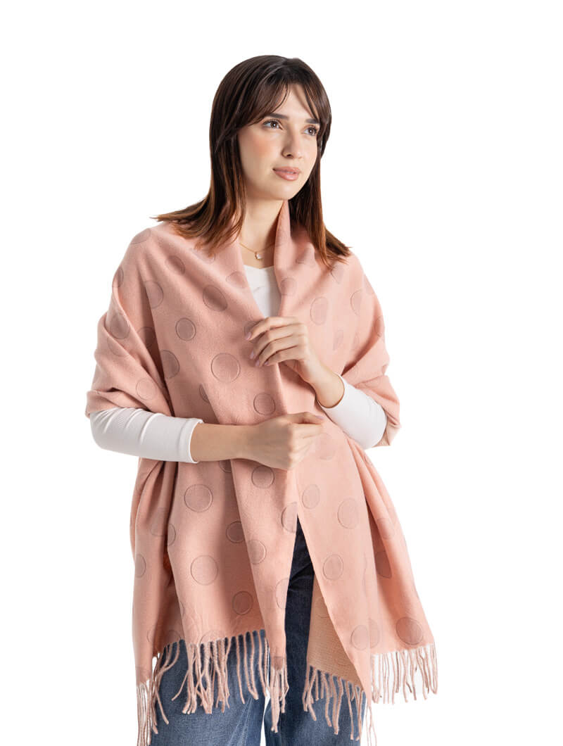 Écharpe en laine à motif